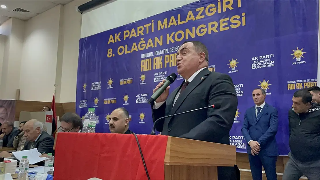 Muş'ta Malazgirt 8. Olağan İlçe Kongresi yapıldı