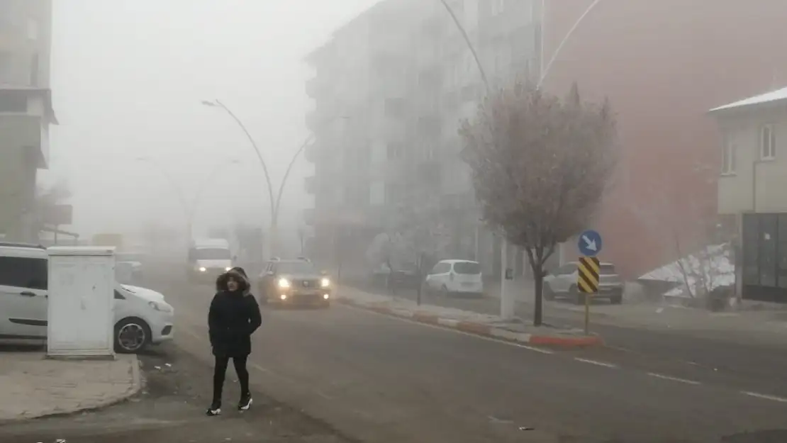 Ağrı'da Sisli ve Soğuk Sabahlar