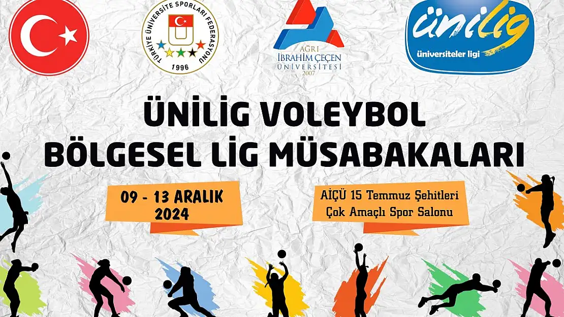 AİÇÜ ÜNİLİG Voleybol Bölgesel Lig Müsabakalarına Ev Sahipliği Yapacak