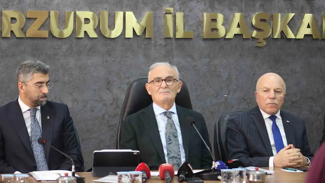 AK Parti Yerel Yönetimler Başkanı Yılmaz Erzurum'da konuştu