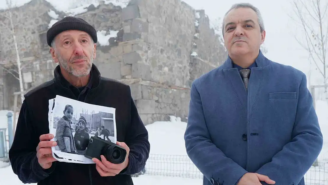 Erzurum'da 44 yıl önce fotoğrafladığı çocuğu buldu