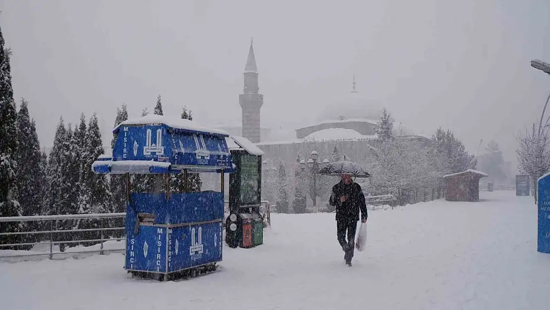 Erzurum'da kar yağışı etkisini gösterdi