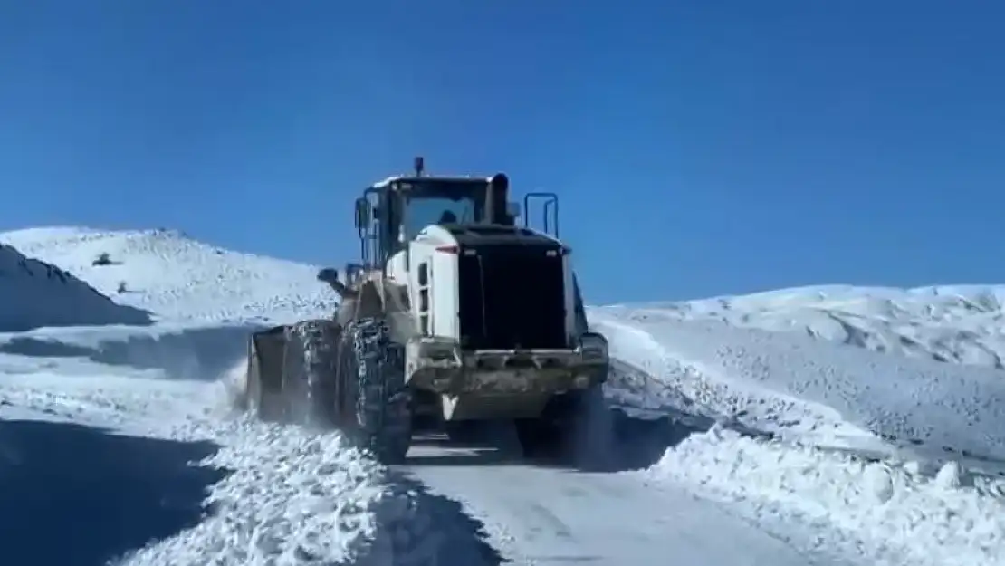 Muş'ta kapanan köy yolları ulaşıma açıldı