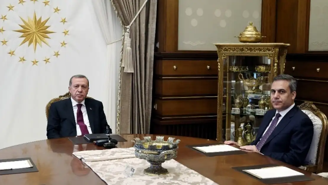 Erdoğan Fidan'ı kabul etti