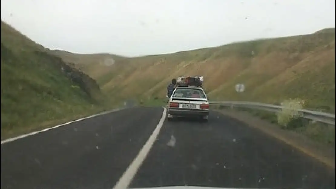 Trafikte tehlikeli yolculuk
