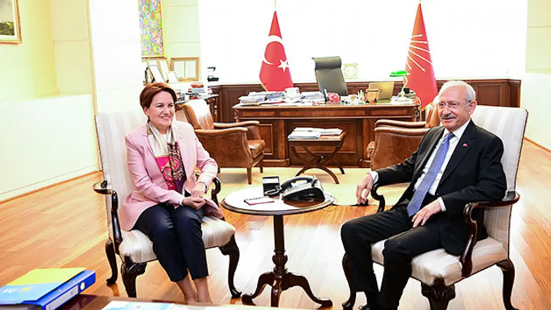 Akşener Kılıçdaroğl'nu ziyaret etti