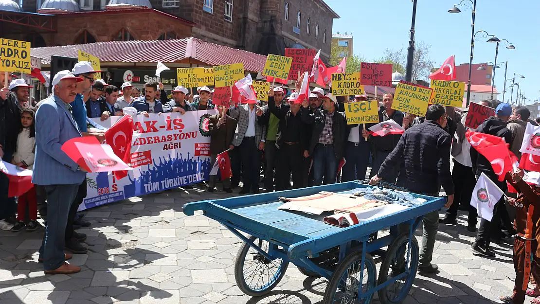 Ağrı'da 1 Mayıs Kutlaması yapıldı