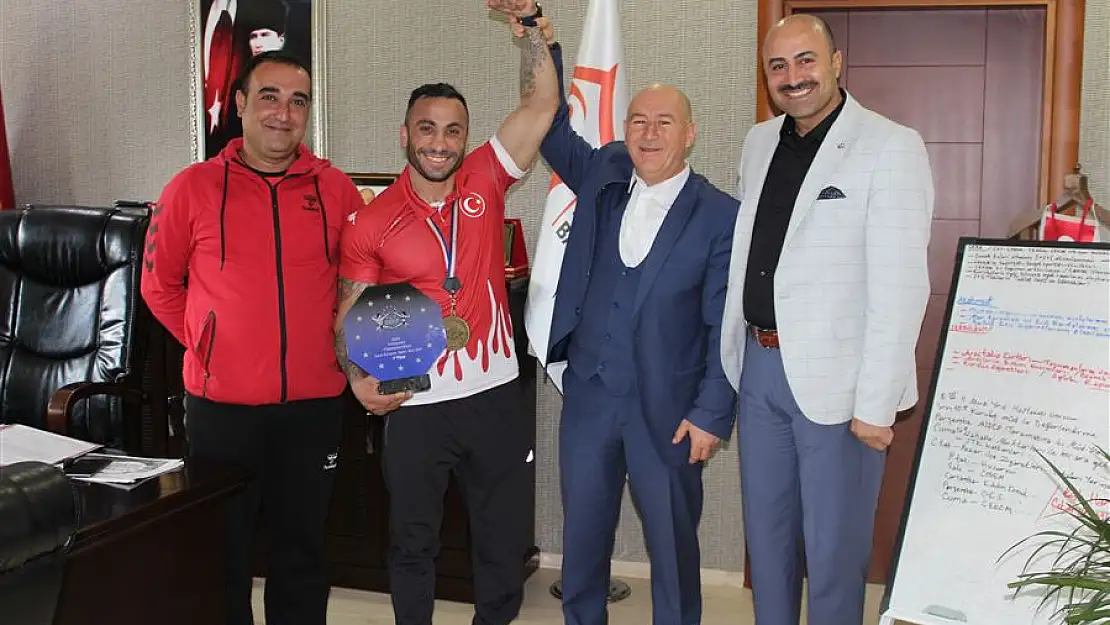 Ağrılı sporcu gözünü dünya şampiyonasına dikti