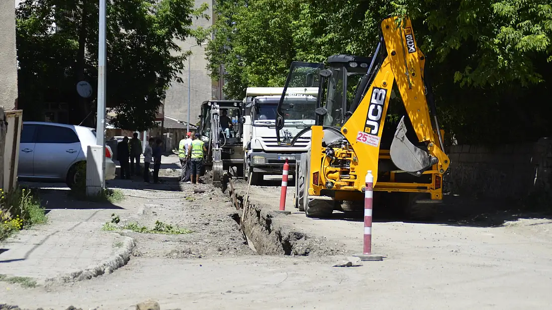 Ağrı'da Doğalgaz Çalışmaları Devam Ediyor