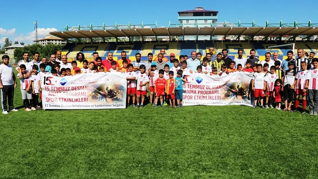 Ağrı'da 15 Temmuz Şehitlerini Anma Spor Etkinleri başladı