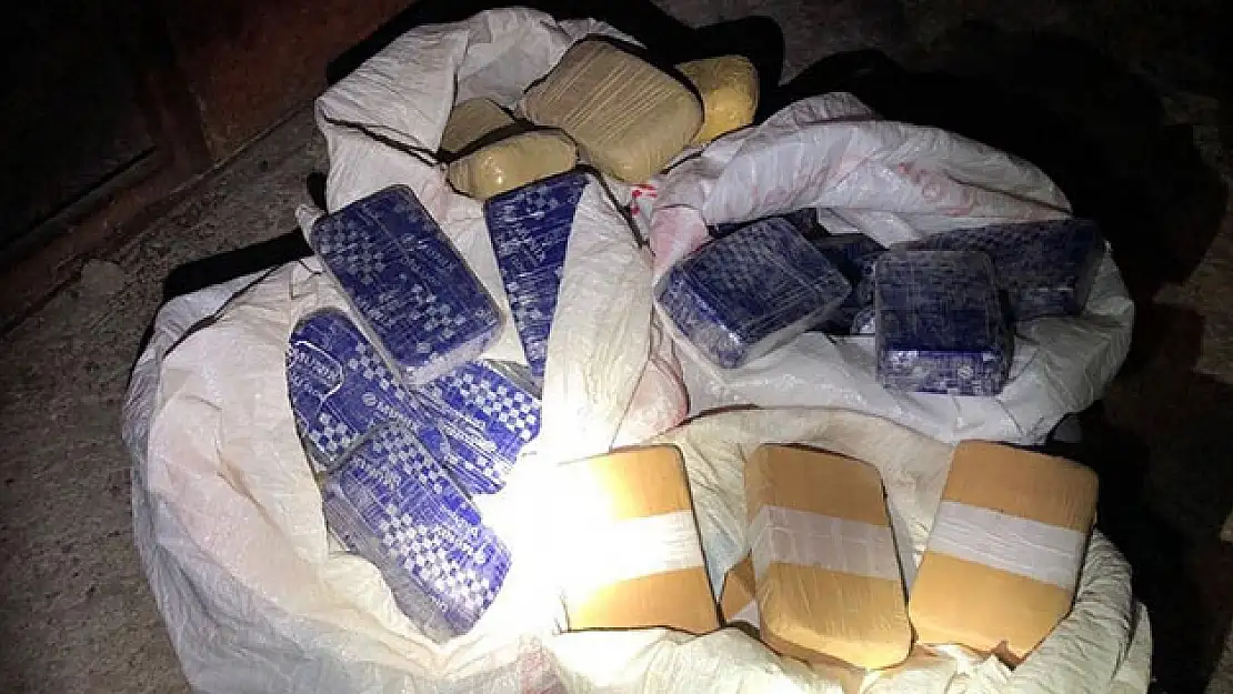 Ağrı'da 66 kilo 600 gram eroin yakalandı