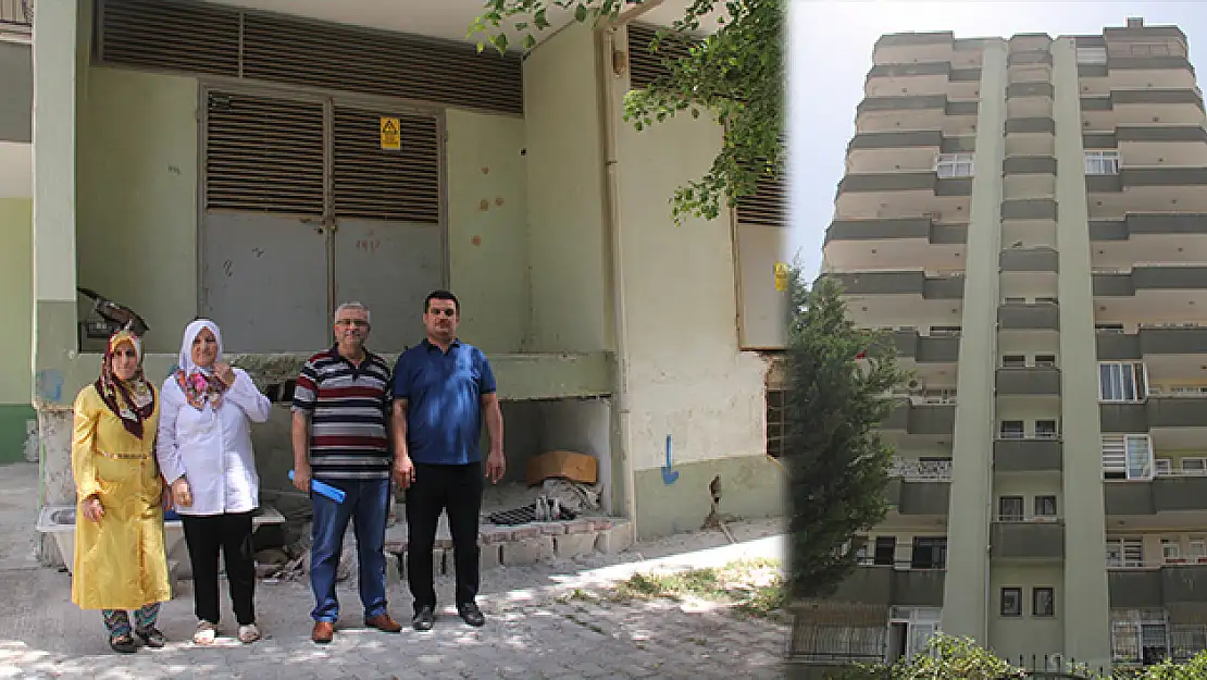 Apartman altına yerleştirilen trafo korku saçıyor