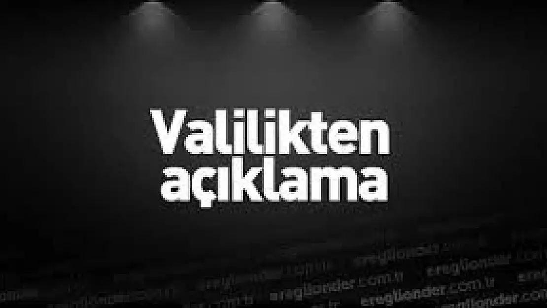 Valilikten kritik Feyzi Ertik açıklaması