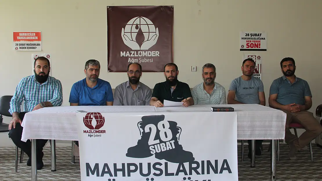 Ağrı Mazlumder'den 28 Şubat açıklaması