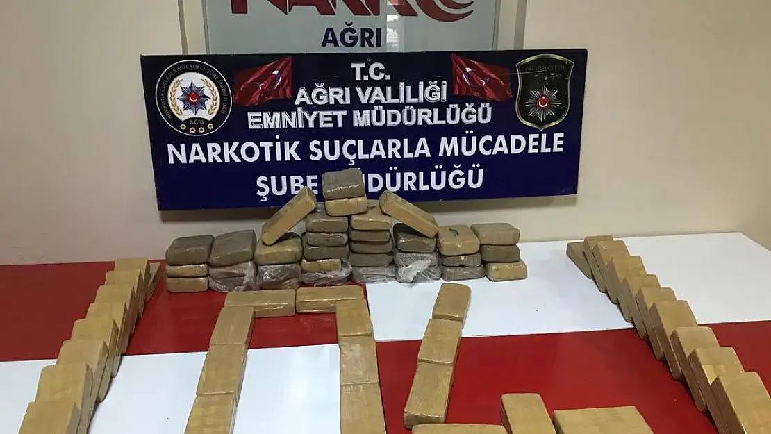 Ağrı'da 35 Kg Eroin Ele Geçirildi