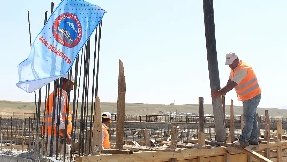 Ağrı'da kesimhanenin temeli atıldı