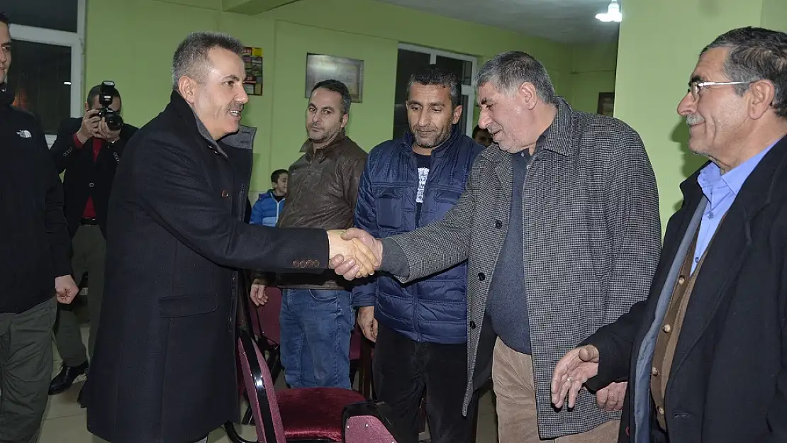 Vali Elban ziyaretlerine devam ediyor