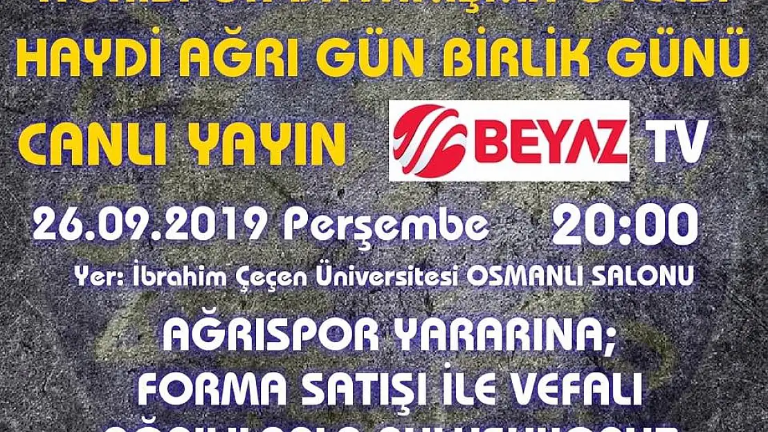 Ağrıspor'a Destek Günü!