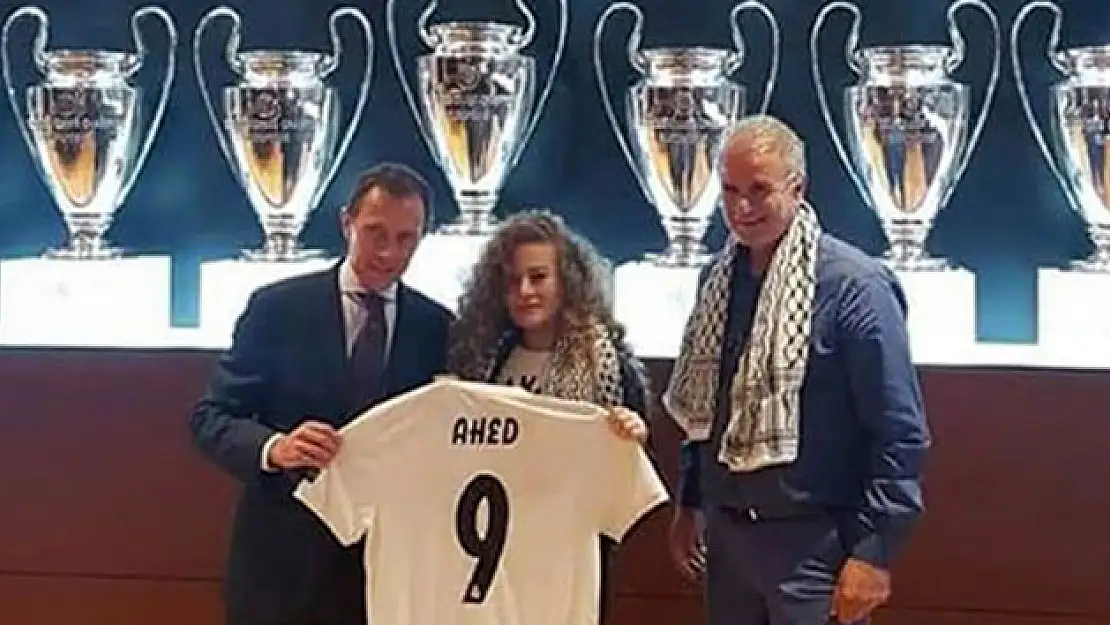 Real Madrid'ten Filsitinli kıza forma jesti