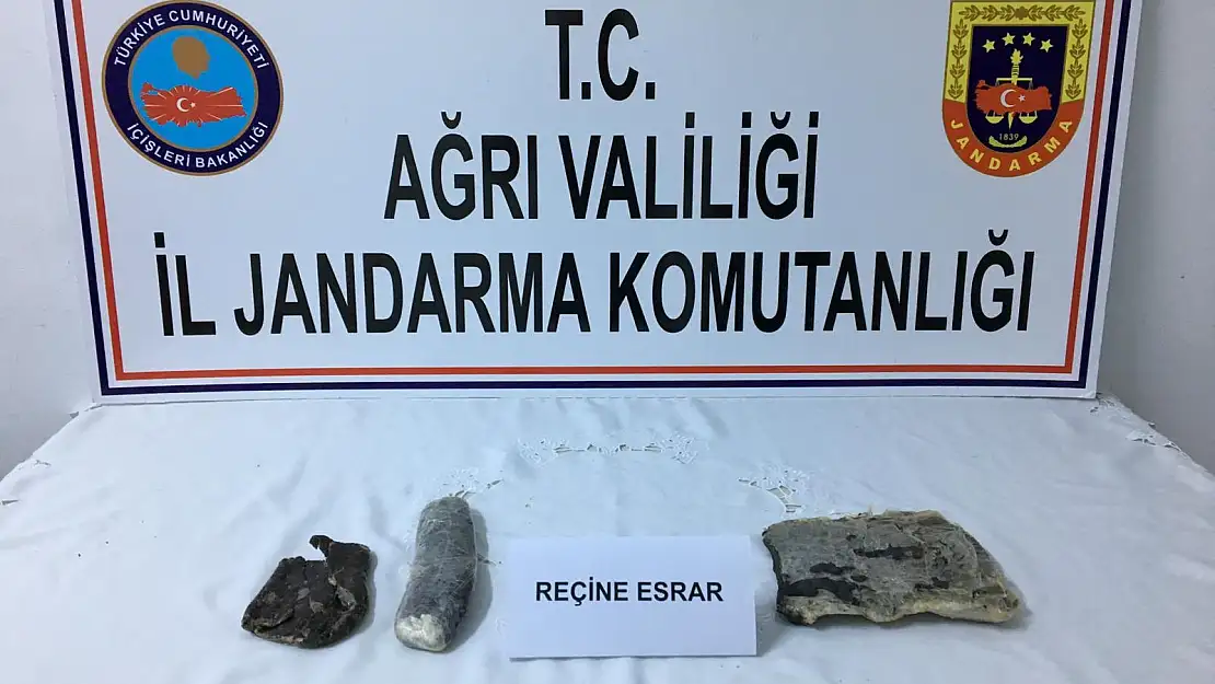 Ağrı'da 1 kilo 105 gram esrar ele geçirildi
