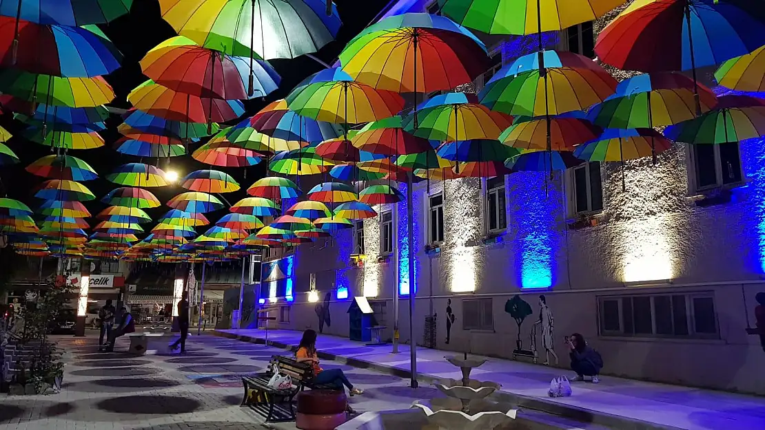 Tutak'ta 200 öğrenci Sanat Sokağı'nda kitap okudu