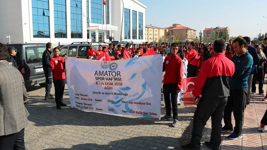 Ağrı'da Amatör Spor Haftası başladı