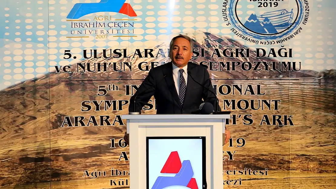 Ağrı'da '5. Uluslararası Ağrı Dağı ve Nuh'un Gemisi Sempozyumu' başladı