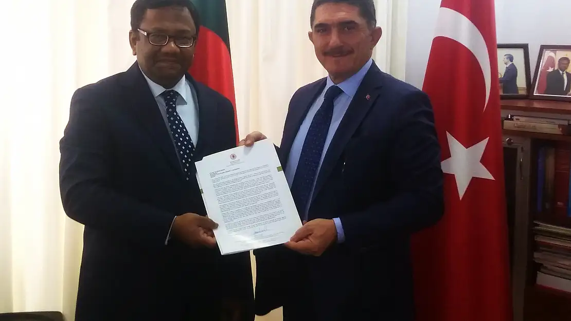 Ekrem Çelebi'den Bangladeş Büyükelçisi'ne 'Barış Pınarı Harekatı' mektubu