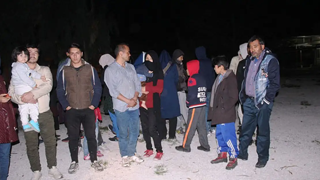 Göçmenler sınırda yakalandı