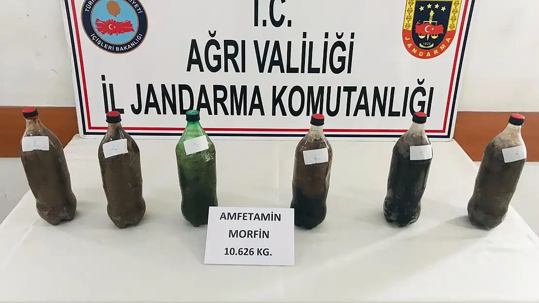 Ağrı'da 10 kilo 626 gram eroin ele geçirildi