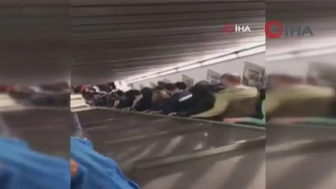 Yürüyen merdiven çöktü: onlarca yaralı var