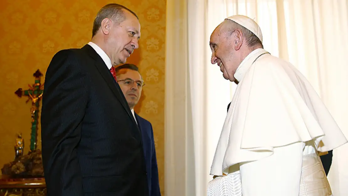 Erdoğan Papa ile görüştü