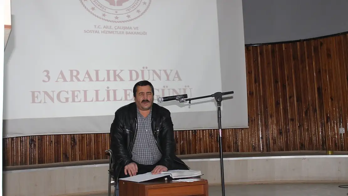 Ağrı'da Engelliler için program düzenlendi