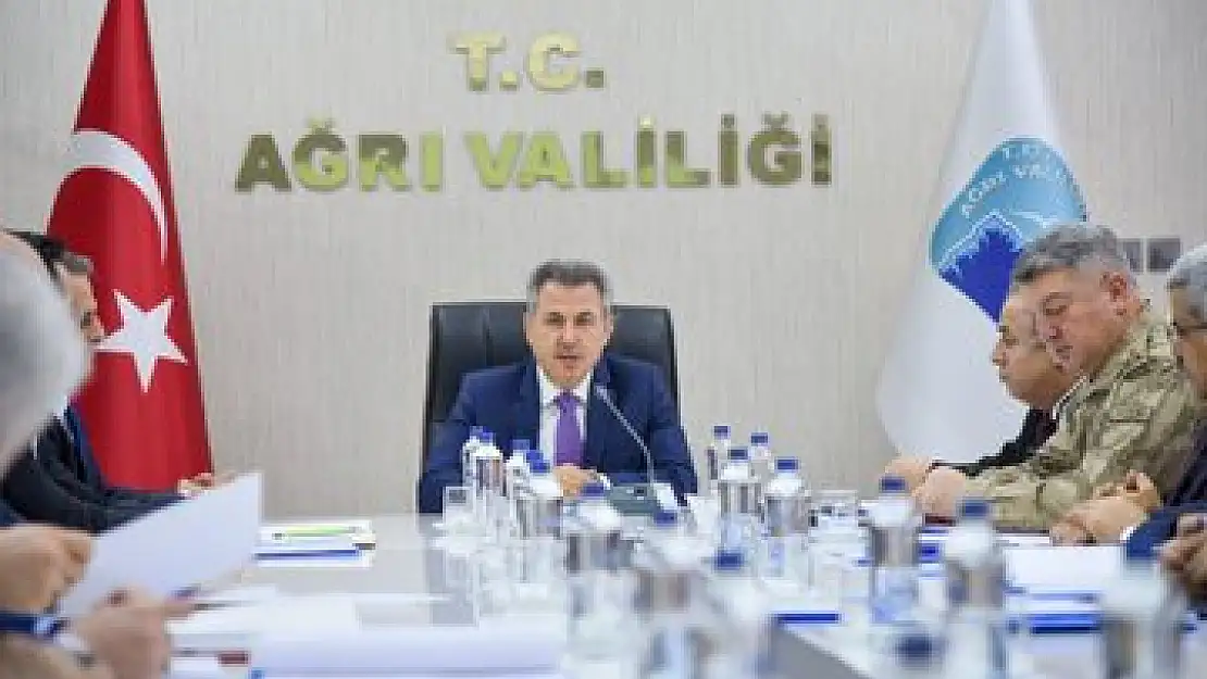 Ağrı'da kadına yönelik şiddetle mücadele koordinasyon planı toplantısı yapıldı