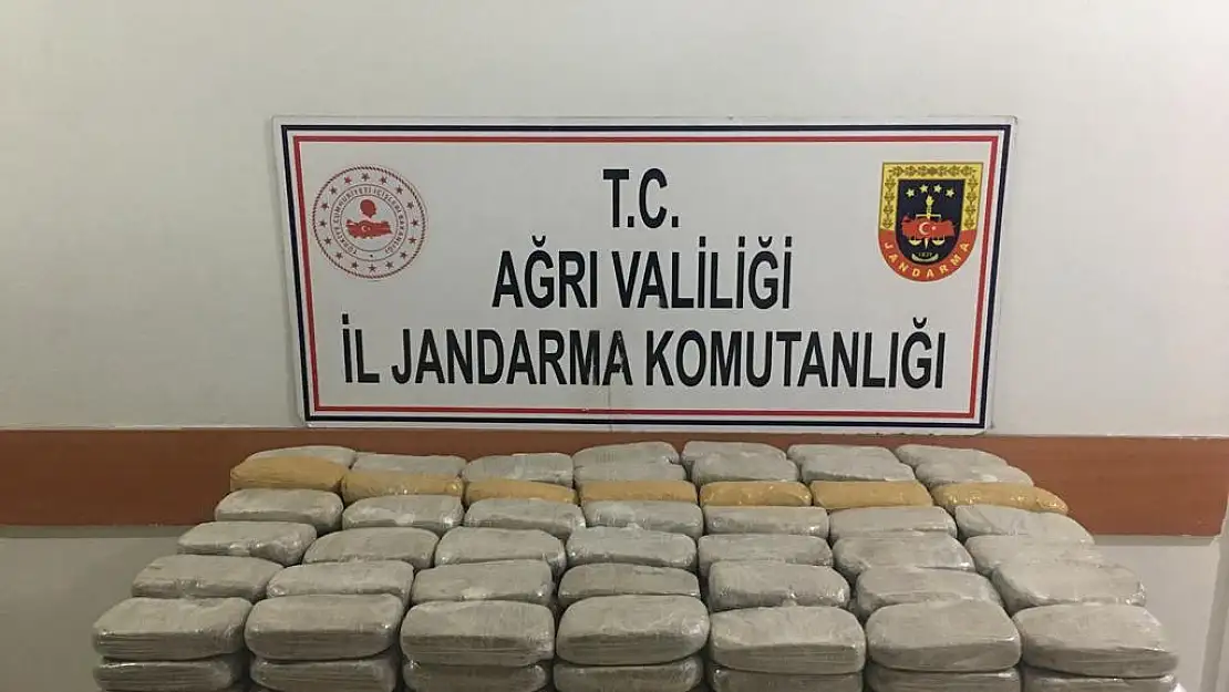 Ağrı'da 74 kilo 400 gram eroin ele geçirildi