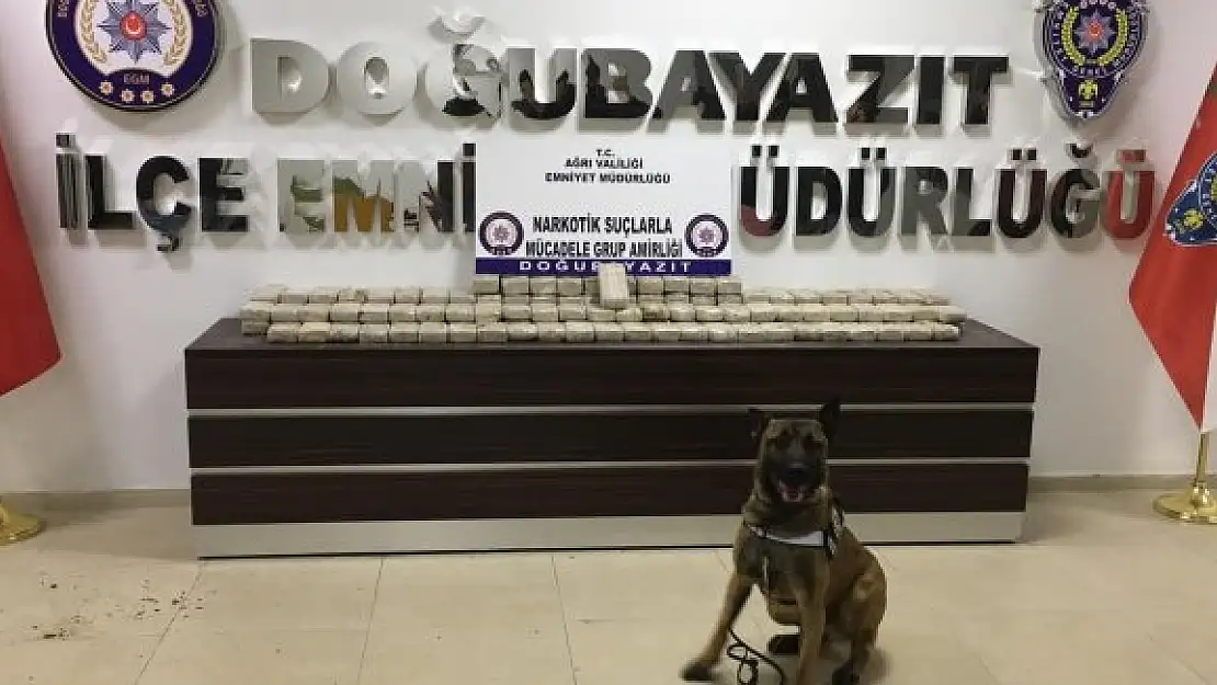 Ağrı Doğubayazıt'ta Büyük Operasyon 102 kilo eroin