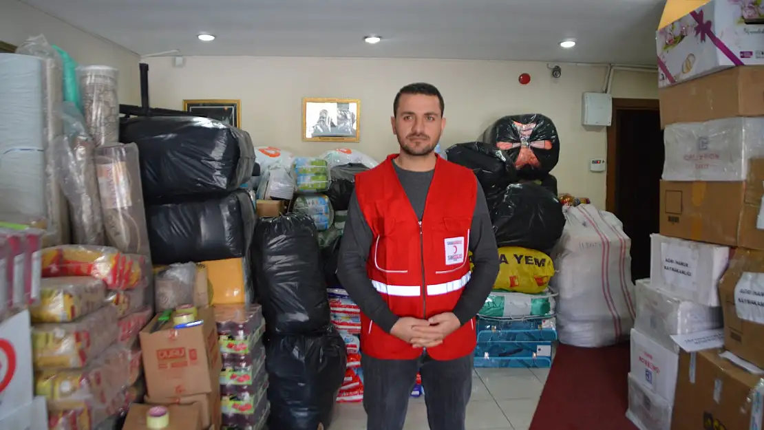 Kızılay Ağrı Şubesi deprem bölgesi için yardım kampanyası başlattı