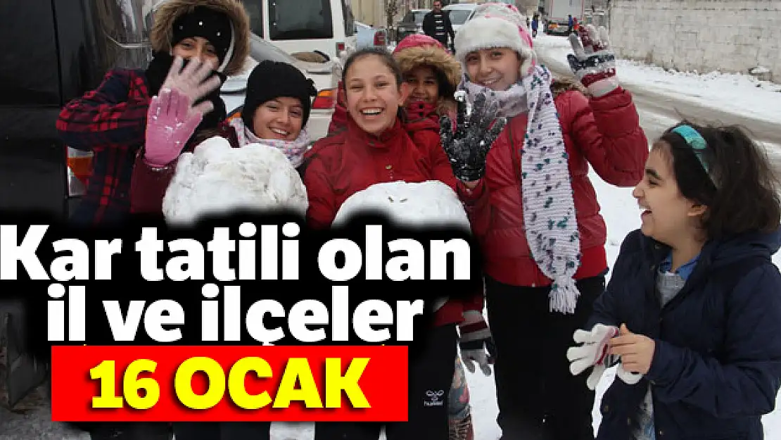 Ağrı'da okullar tatil edildi mi?