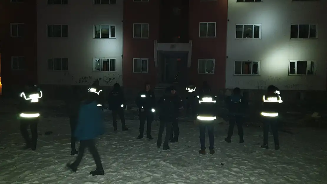 Ağrı emniyetinden gece uygulaması