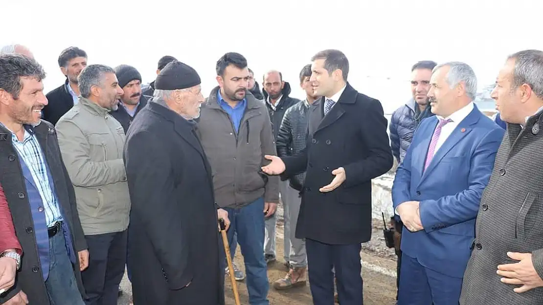 Kaymakam Erat, Uzunöz Köyünde incelemelerde bulundu