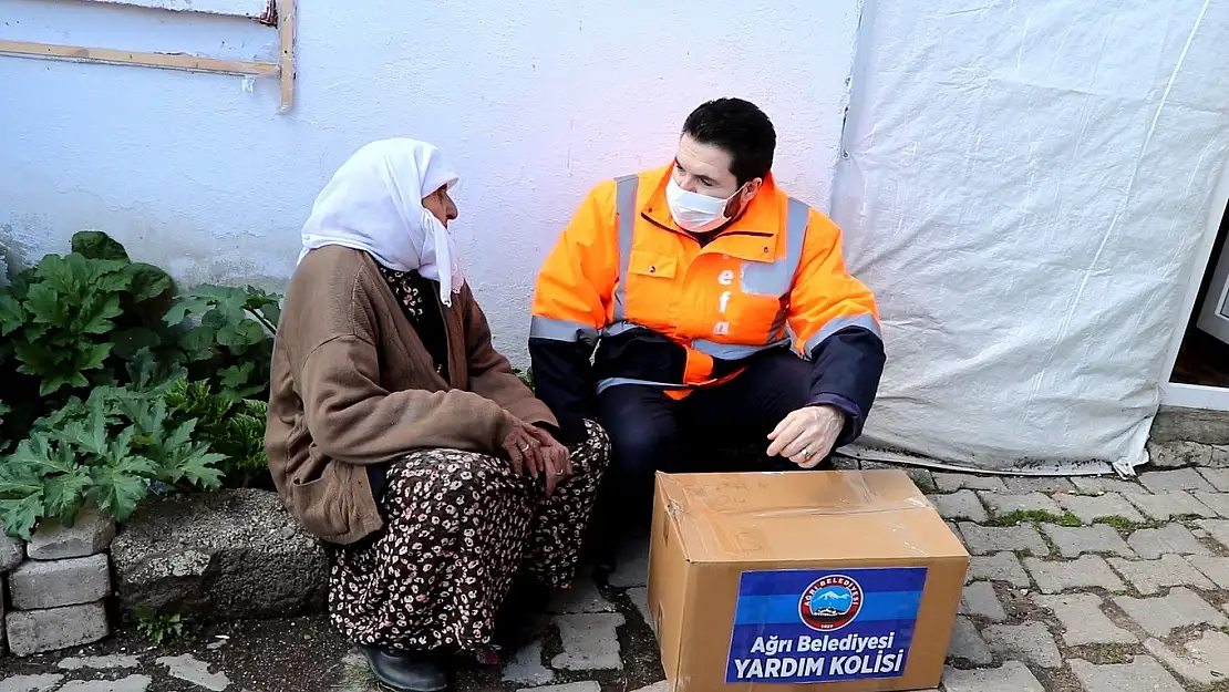 Başkan Sayan, ihtiyaç sahiplerine ulaşmaya devam ediyor