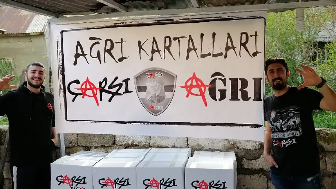 Beşiktaş Taraftar Grubu Çarşı'dan Ağrı'ya Yardım Eli