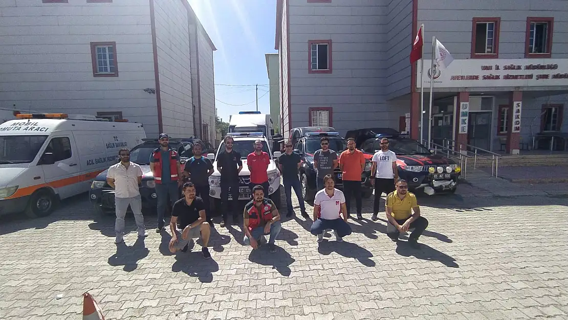 Ağrı UMKE ekibi Suriye sınırında