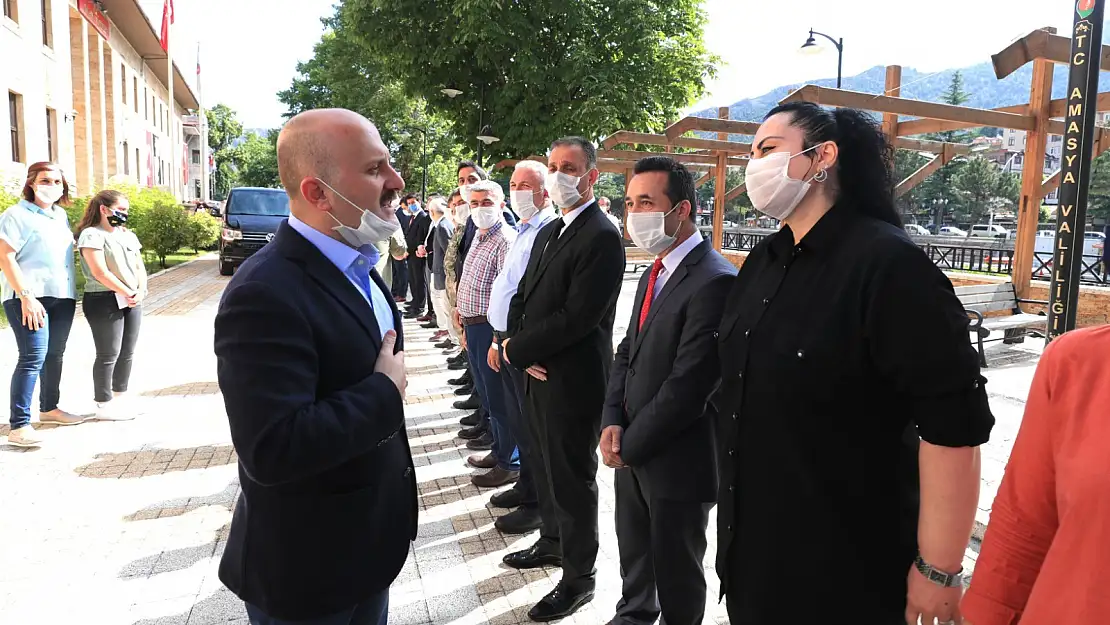 Vali Varol, Ağrı'ya gelmek üzere Amasya'ya veda etti