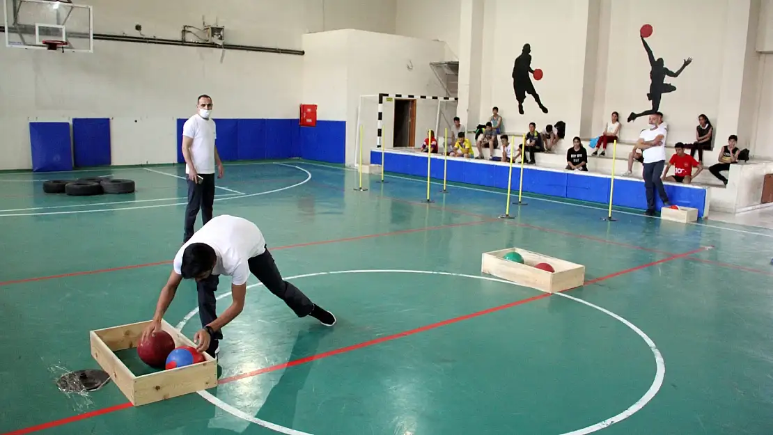 Ağrı'da Spor Lisesi Yetenek Sınavı Yapıldı