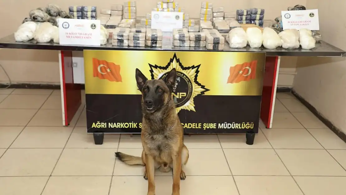 Ağrı'da 13 Milyon TL değerinde uyuşturucu madde ele geçirildi