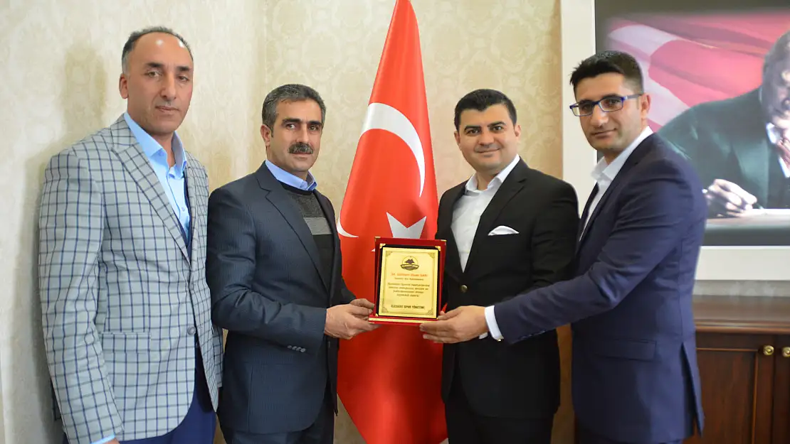 Eleşkirt Spor yönetiminden önemli ziyaret