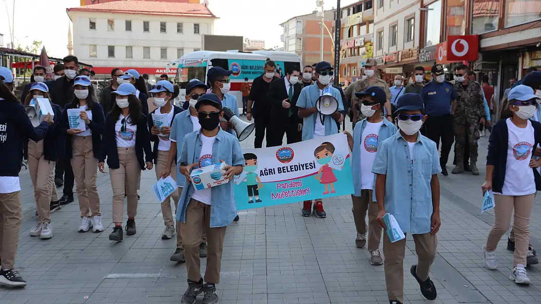 Ağrı'da Çocuklardan büyüklere koronavirüs uyarısı