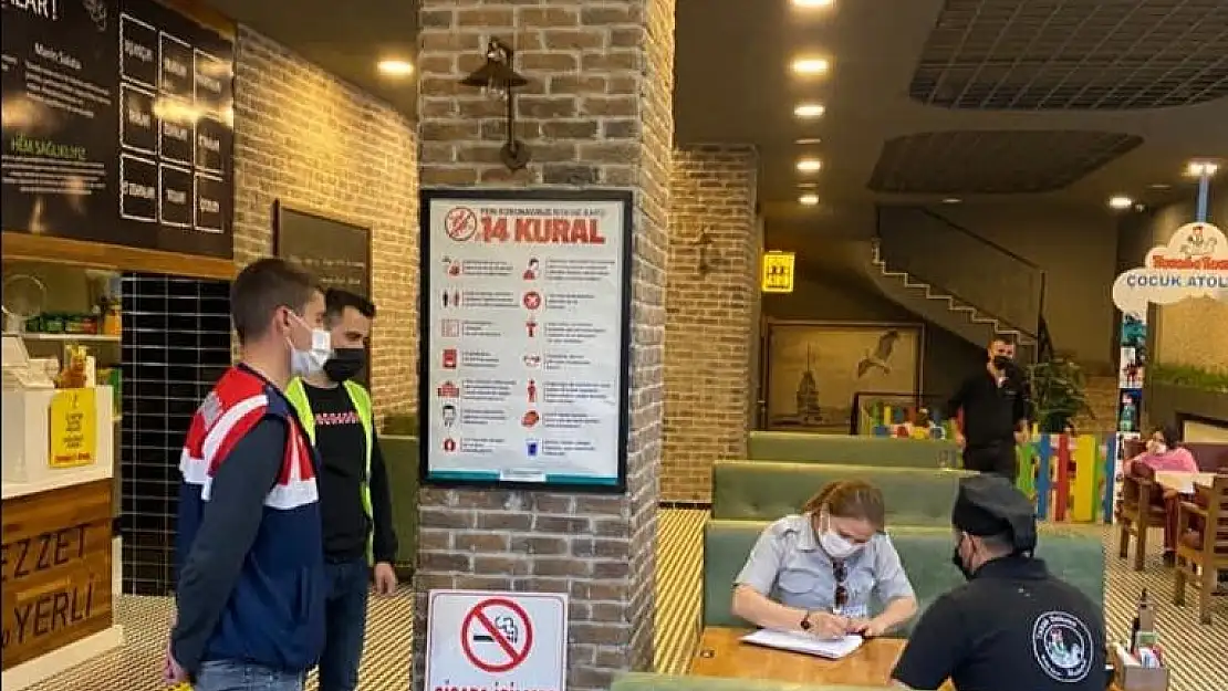 Ağrı'da korona virüs denetimleri devam ediyor