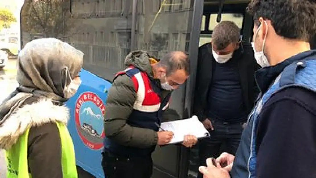 Ağrı'da karantina ihlaline 18 bin 900 lira para cezası kesildi